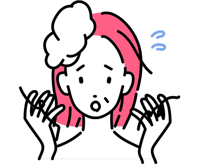 お風呂での抜け毛が気になる