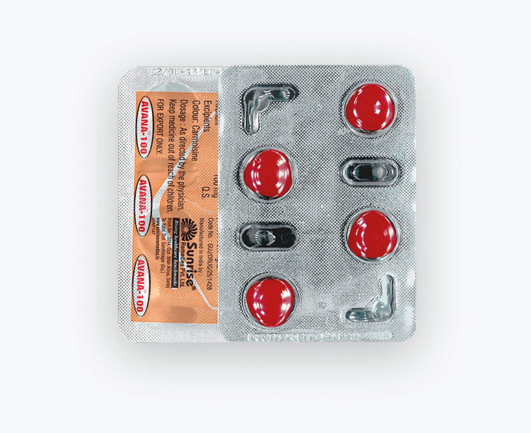 海外製アバナ（ステンドラ同一成分アバナフィル含有）100mg