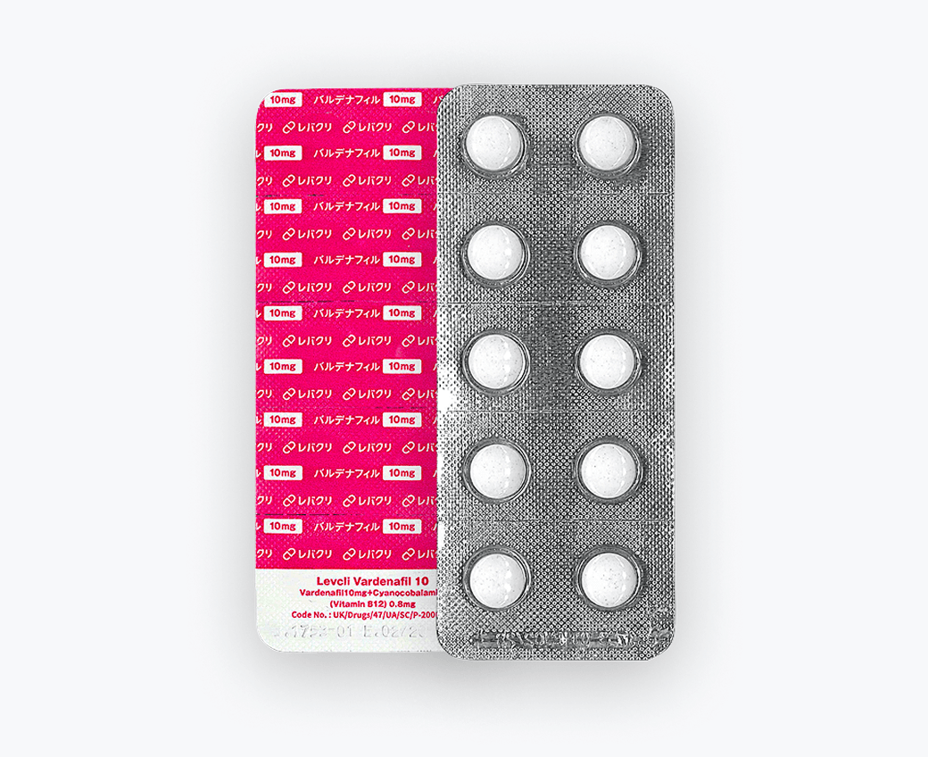 海外製バルデナフィル(レビトラジェネリック)10mg